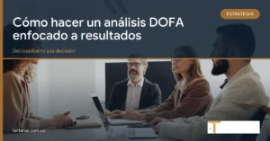 Portada del articulo sobre analisis DOFA enfocado a resultados