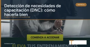 Portada del articulo sobre deteccion de necesidades de capacitacion